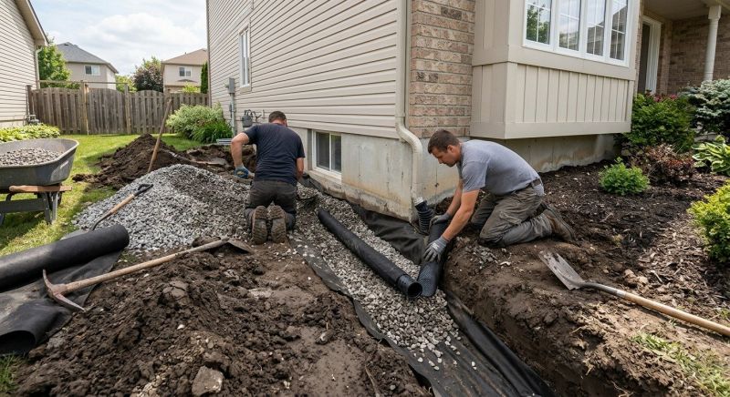 French Drain Replacement in Tuscaloosa, AL